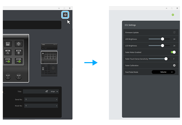 BasicOperation ProfilePreview to Settings en