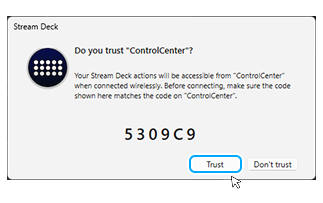 StreamDeck ClickTrust en