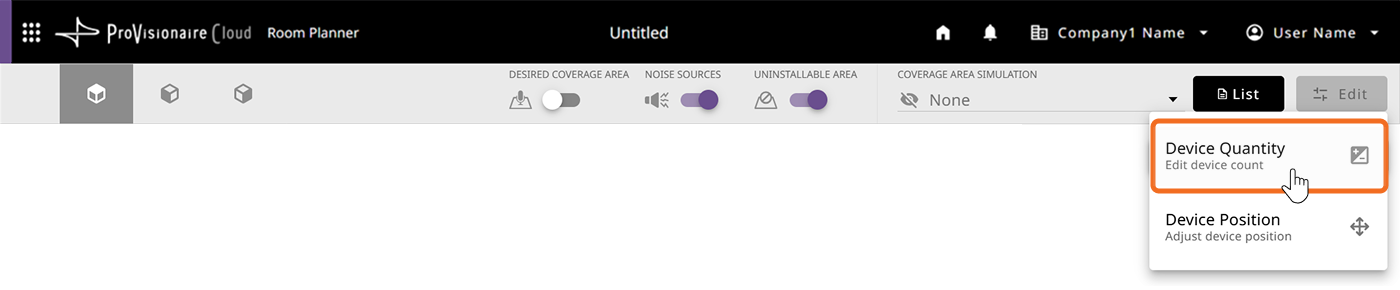 header edit button count