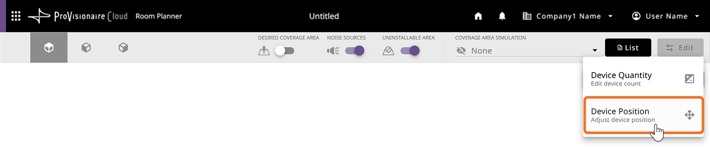 header edit button position