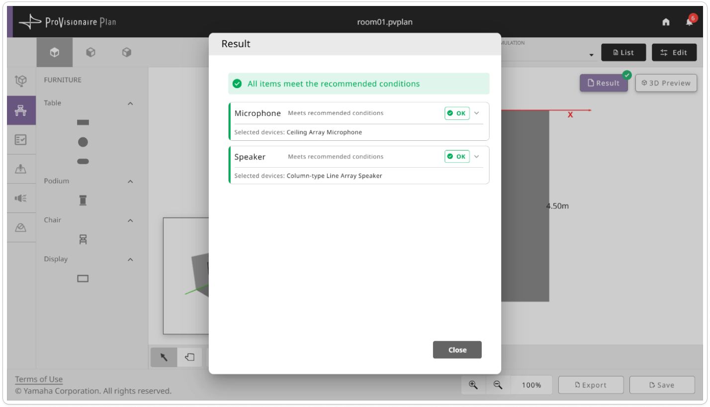 dialog result