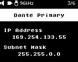 display IP dante