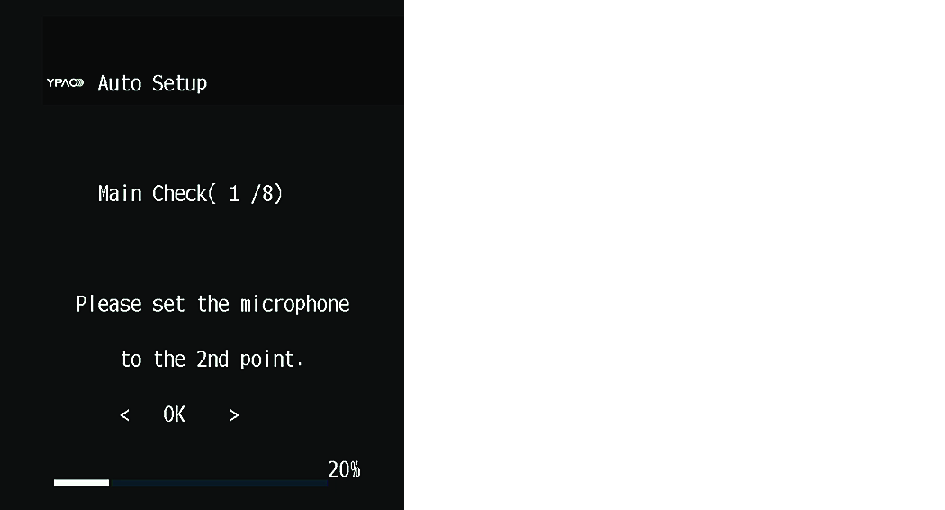 RXV6A Configuring the speaker settings automatically based on the