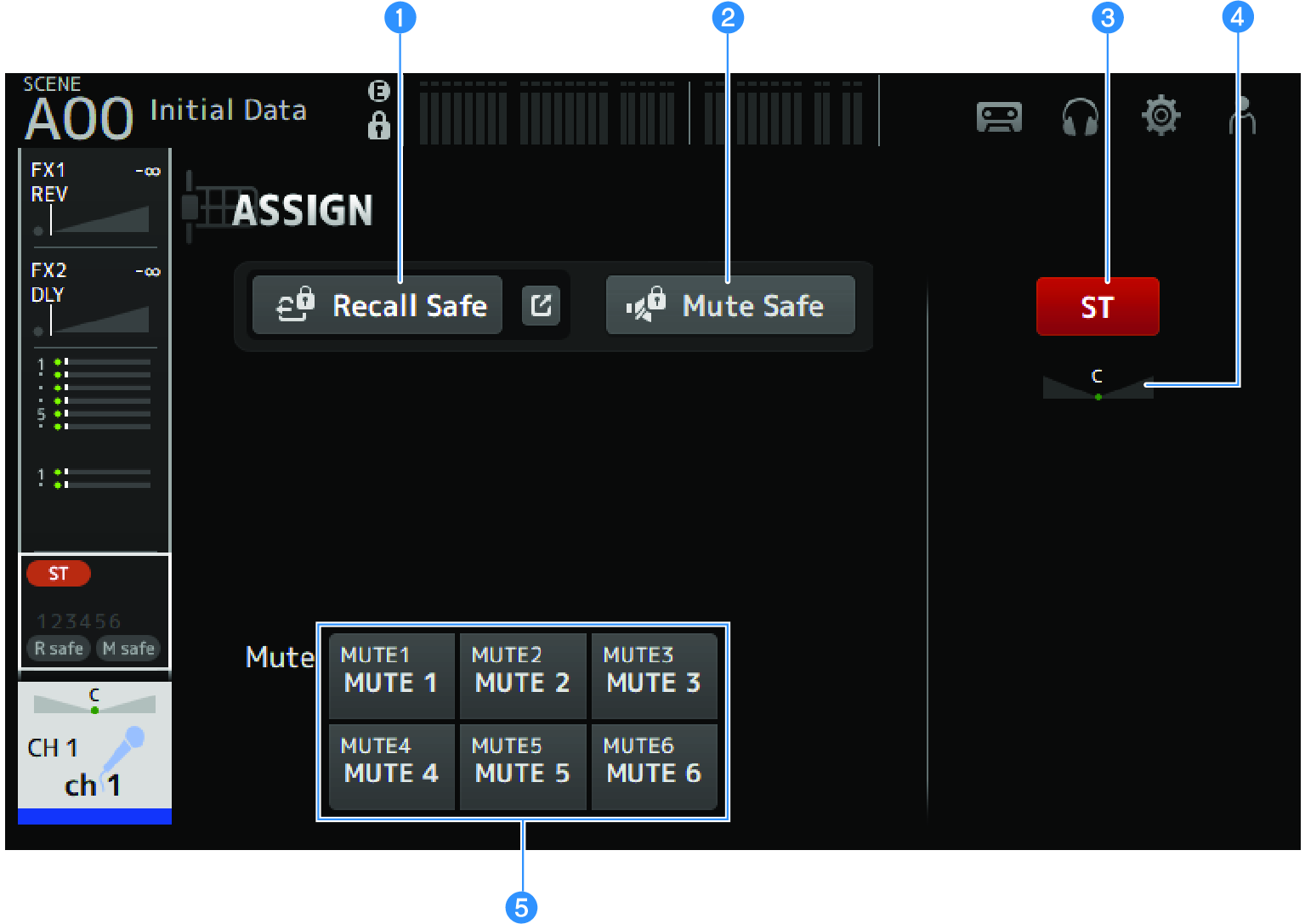 DM3 Series | ASSIGN screen