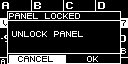 panel locked