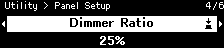 dimmer ratio