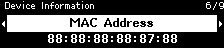 mac address s