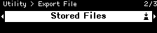 stored file