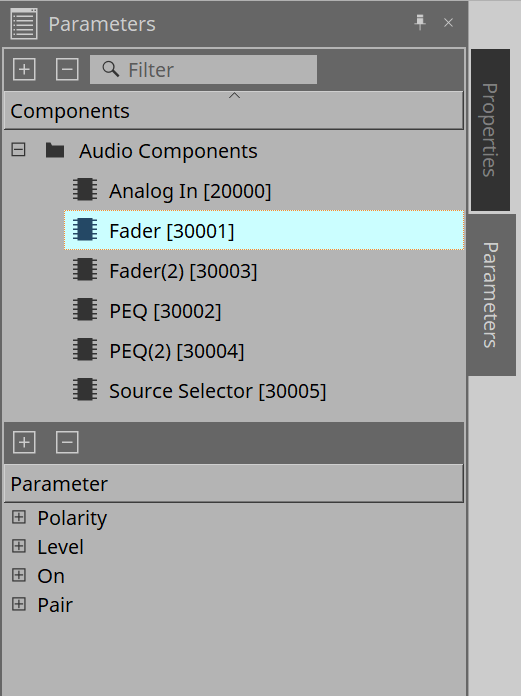 parameters mrx