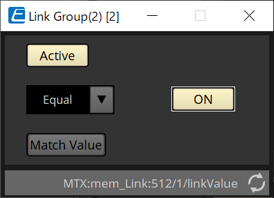link control editor on