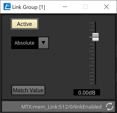 link control fader
