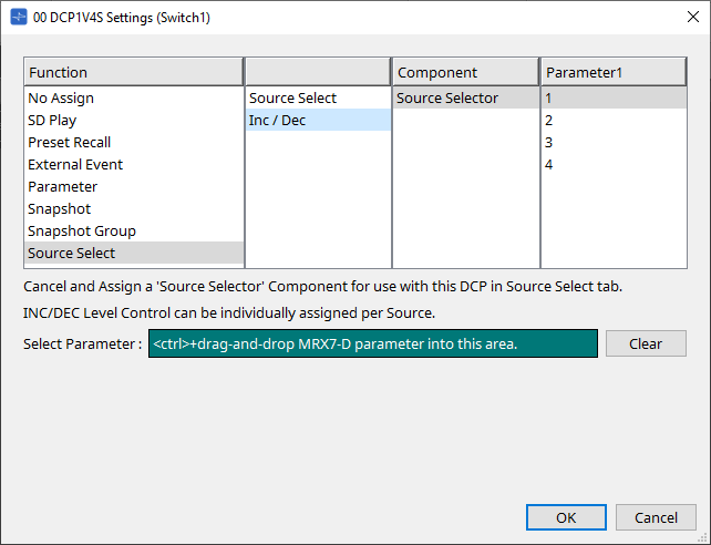 mrx source select 4 en
