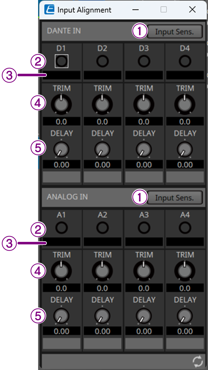 xms inputalignment component editor