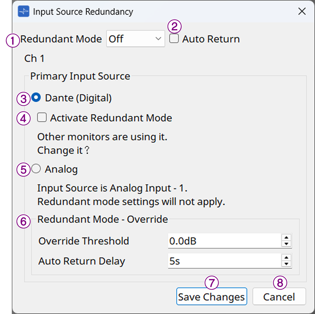 xms inputsourceredundancy