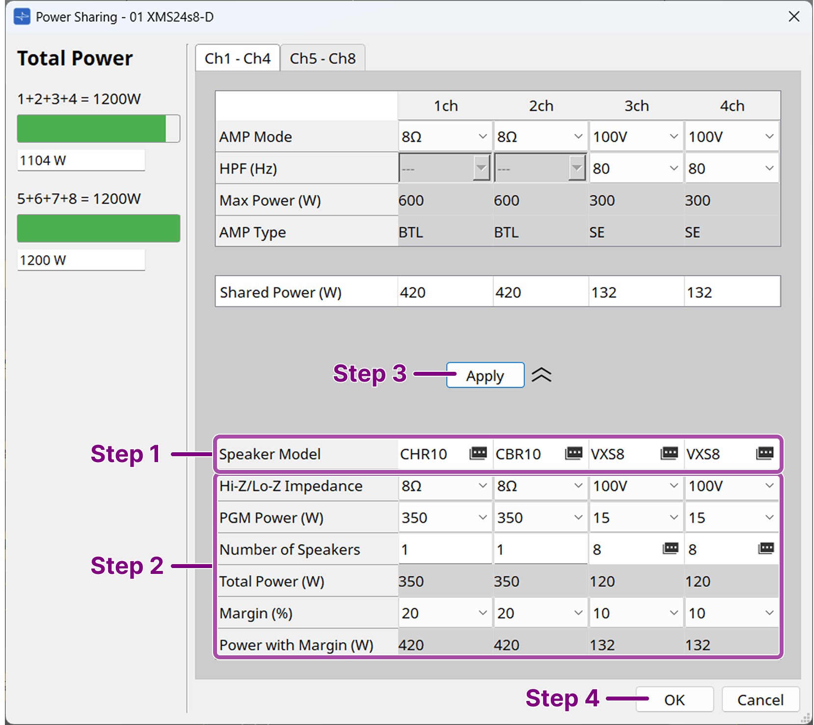 xms powersharing flow