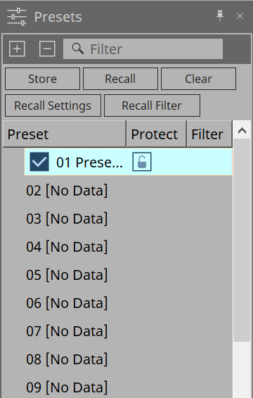 mtx presets