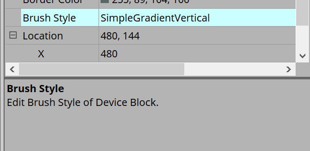 project properties brush en