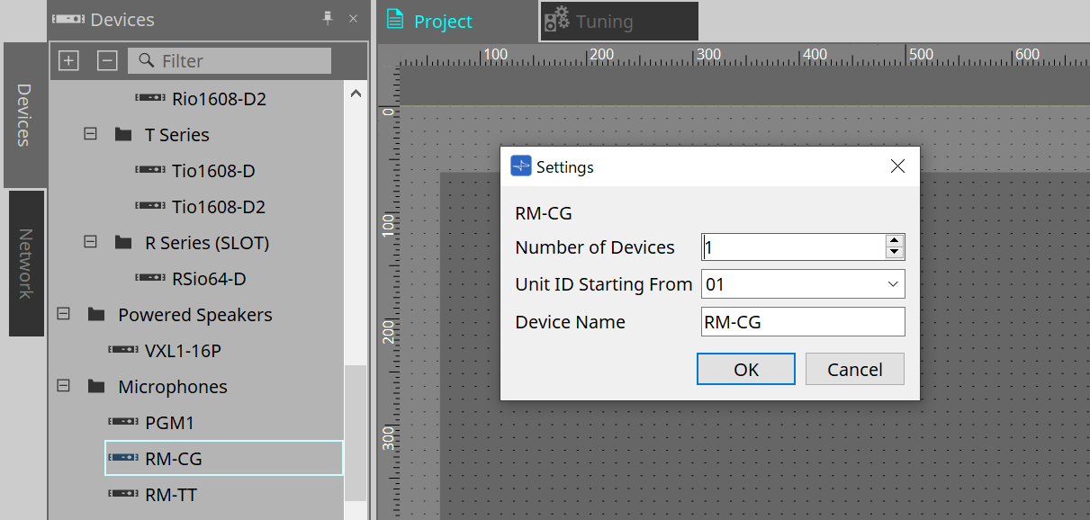 project sheet rm