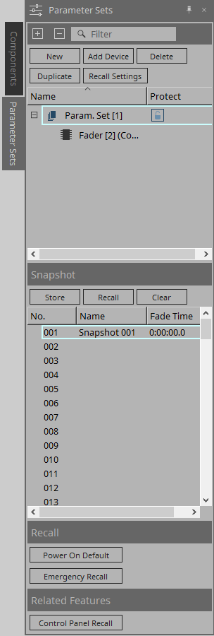 dme7 parameter set