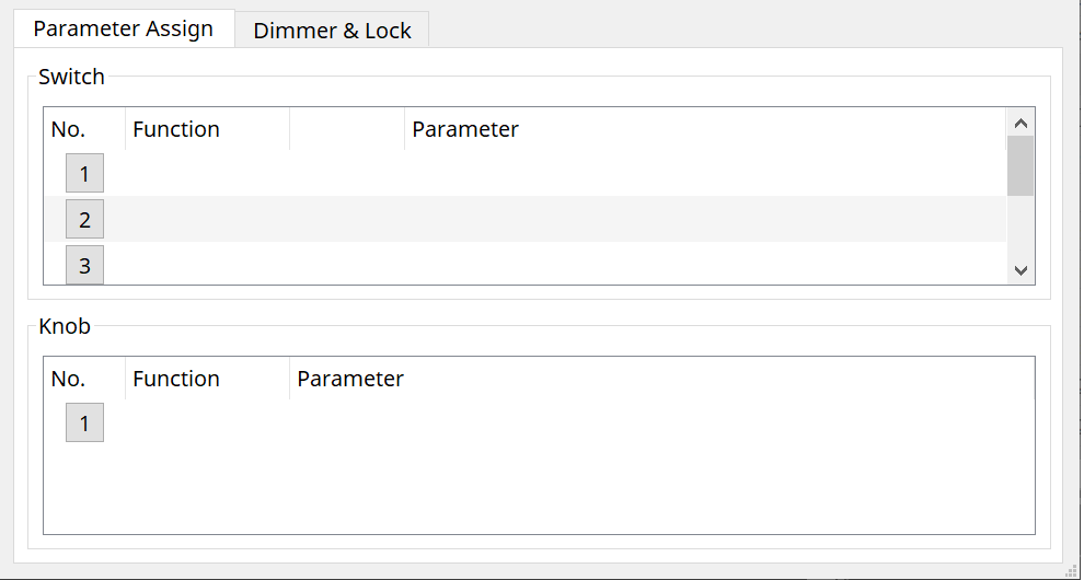 dcp parameter assign
