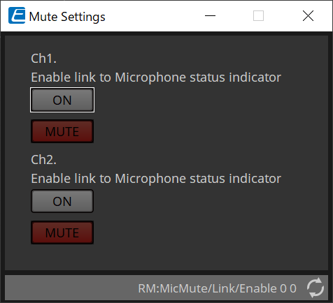 mute setting