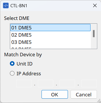 ctlbn1 select controlled device