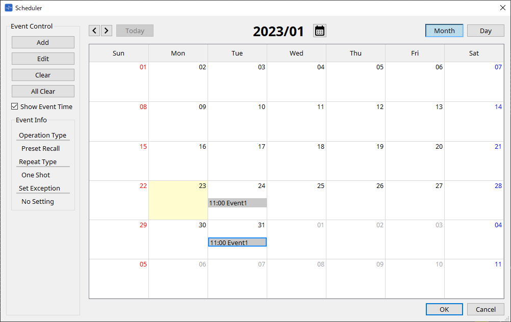 Scheduler mtx m