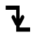 falling edge icon