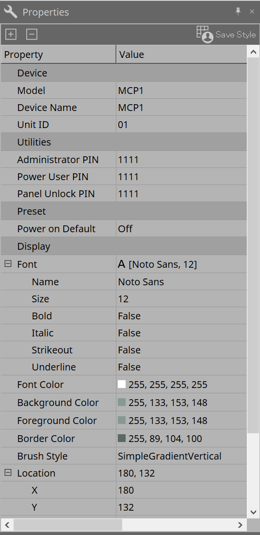 mcp1 properties