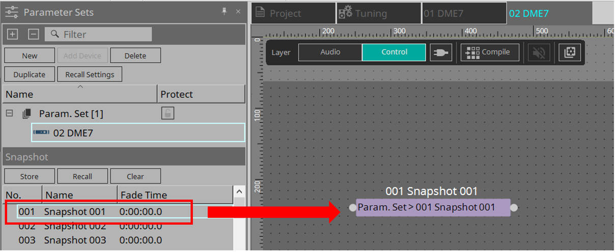 parameter sets step1