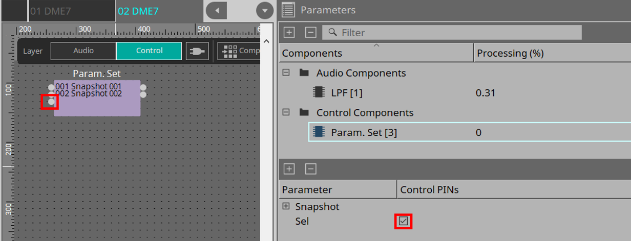 parameter sets step5