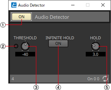audio detector component editor