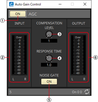auto gain control component editor