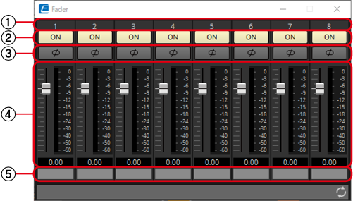 fader component editor