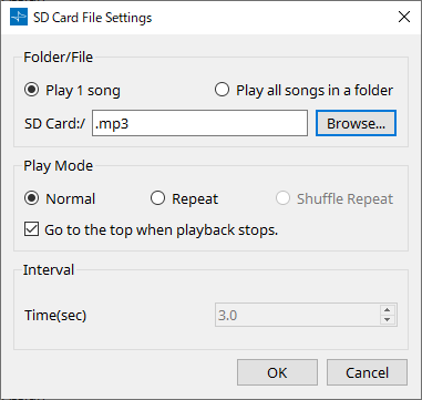 sd card file settings