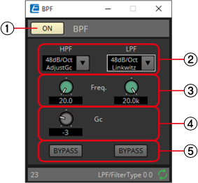 bpf component editor