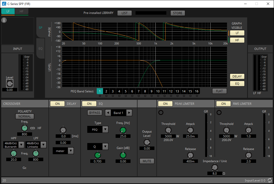 c series spp fir component editor