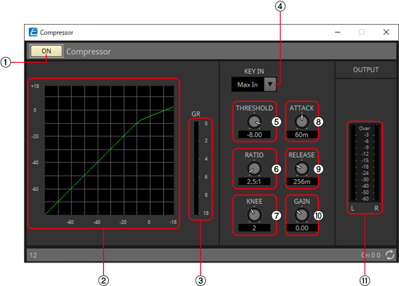 compressor component editor