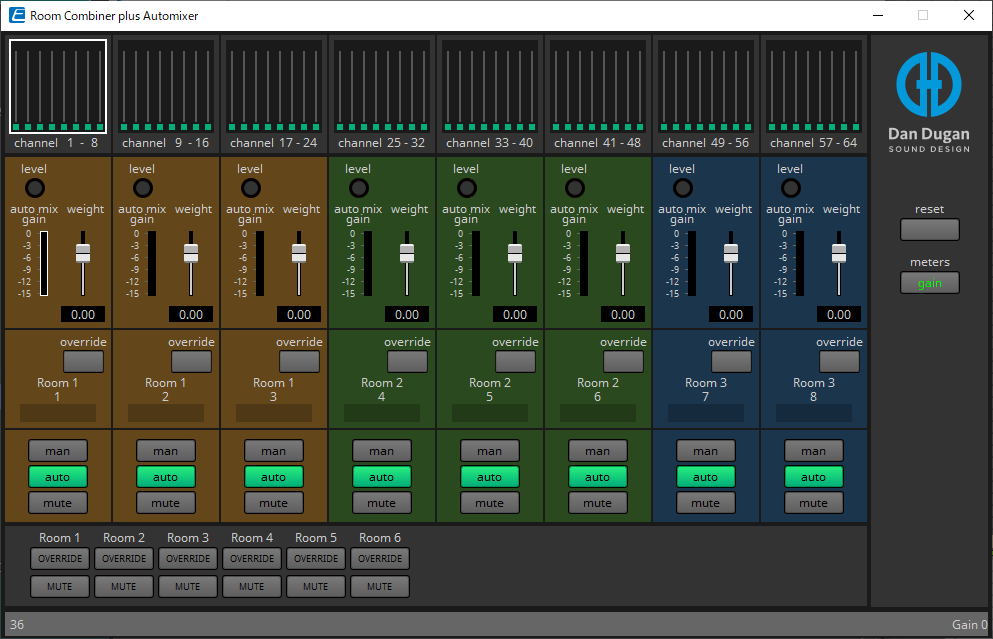 dugan automixer window