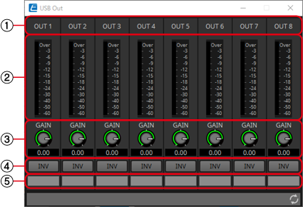 usb out component editor